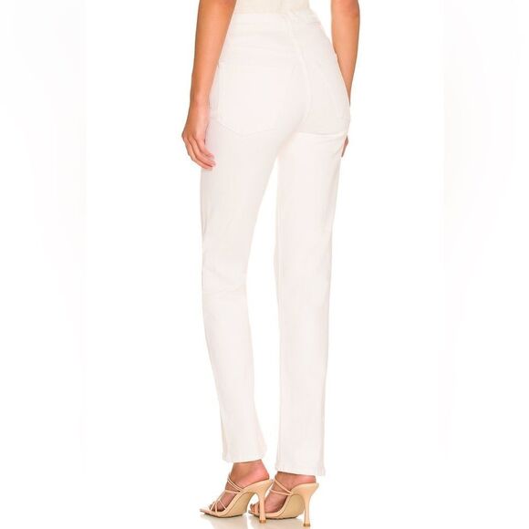 NWT Re/Done 80s Slim Straight Leg jeans in Vintage White - Picture 5 of 8